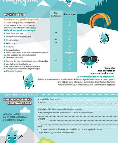 Devenez partenaire de Matheysine Tourisme