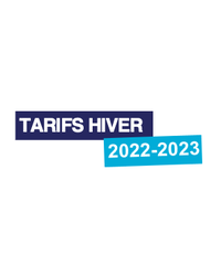 Tarifs Hiver 2022 - 2023