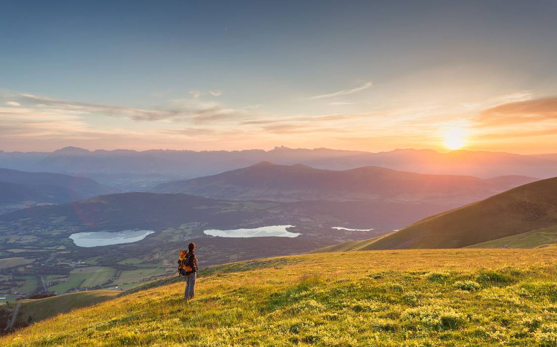 Les lacs matheysins depuis le lac Charlet