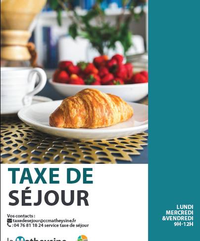 Les outils Taxe de séjour