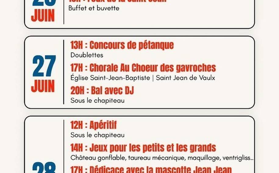 Vogue de Saint Jean de Vaulx-2026