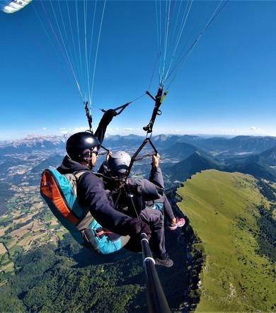 Tandem paragliding in Trièves Vercors - Is'Air Parapente