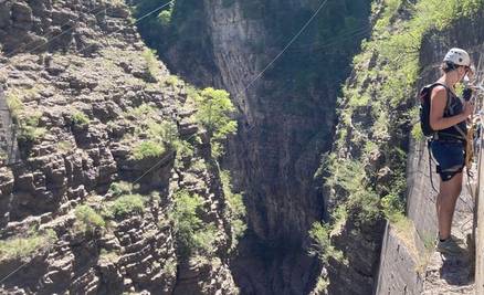 Sortie accompagnée à la via ferrata du Sautet