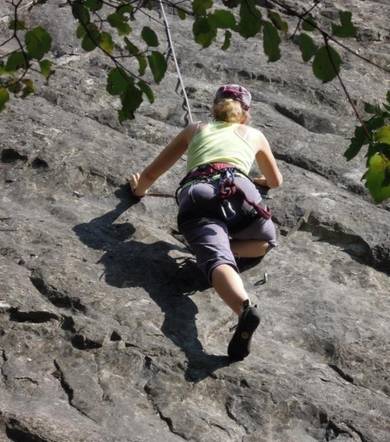 Climbing spot of Le Pont du Prêtre