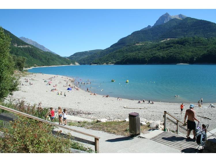 Photo 1 Sautet lake's beach