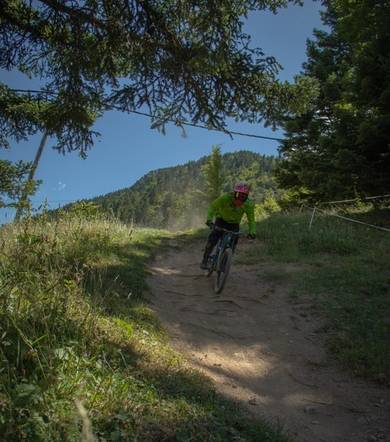 Patatrack - piste descente VTT bleue