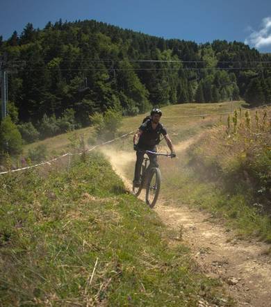 Rolande - piste bleue - VTT