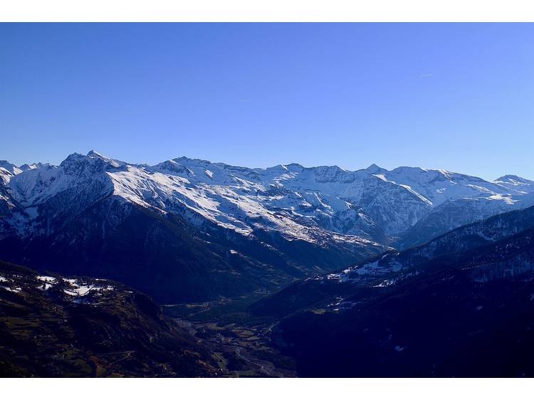 Photo 2 Baptême en montgolfière, Vue panoramique sur les Ecrins (au départ de Corps 38970)