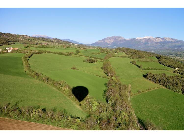 Photo 8 Baptême en montgolfière, Vue panoramique sur les Ecrins (au départ de Corps 38970)