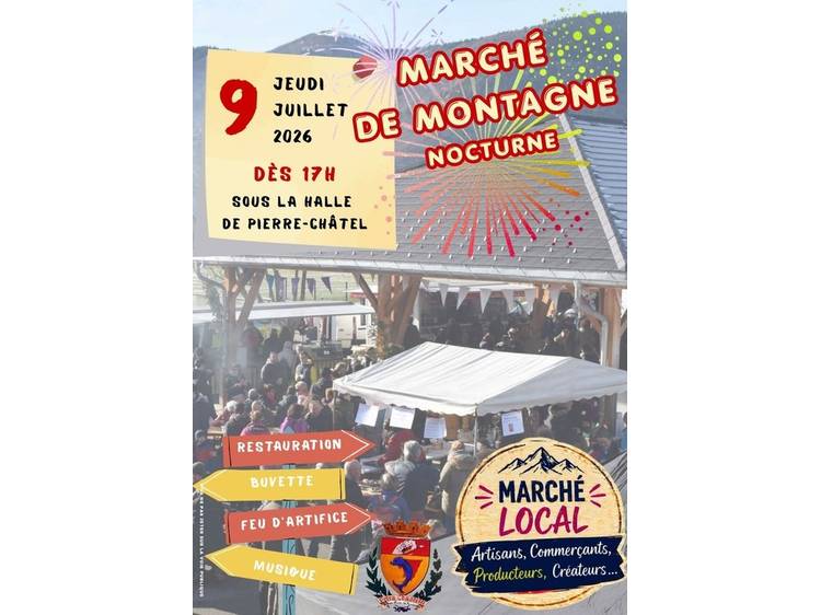 Photo 1 Marché de montagne nocturne - Pierre-Châtel