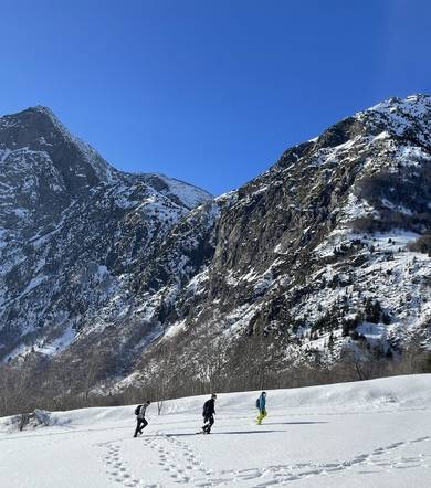Itinéraire raquettes Les bois et la Mure
