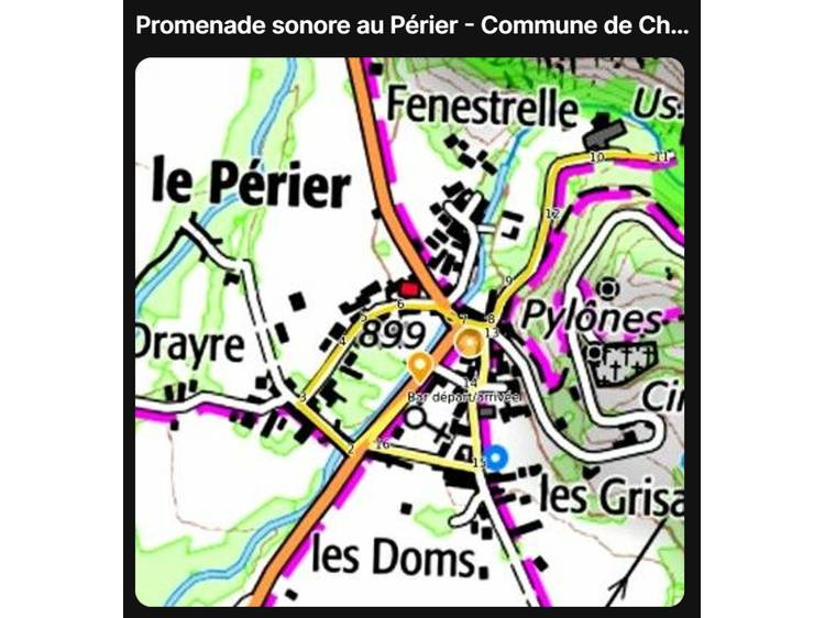 Photo 3 Promenade : Parcours sonore au Périer