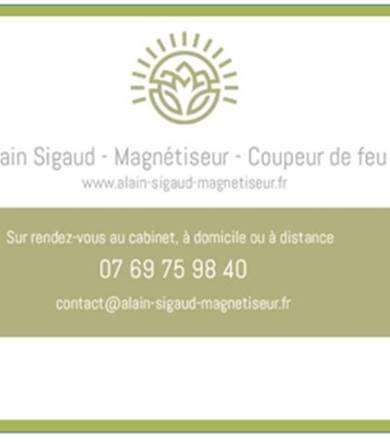 Magnétiseur/Coupeur de feu-Alain Sigaud-