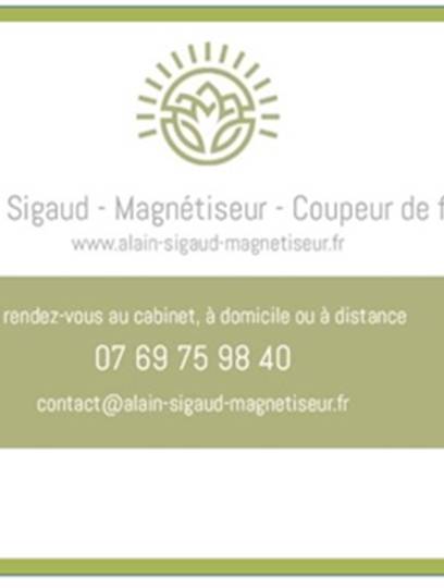 Magnétiseur/Coupeur de feu-Alain Sigaud-
