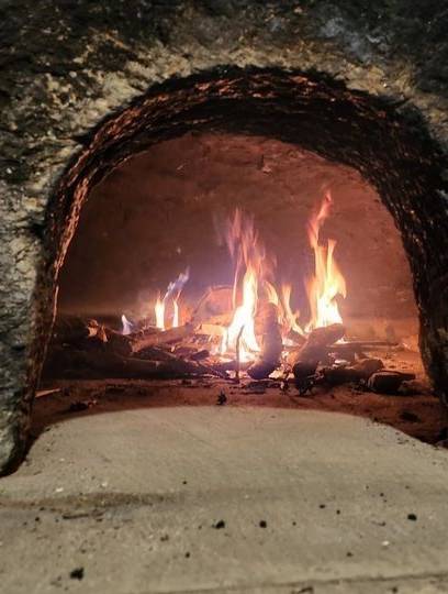 Pizza au four à bois de "L'auberge de l'érable"