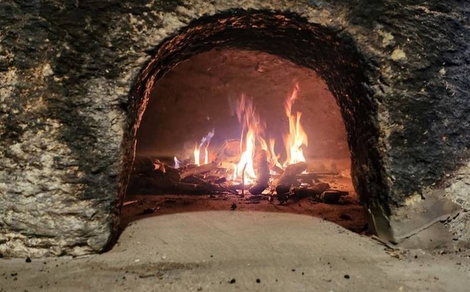 Pizza au four à bois de "L'auberge de l'érable"