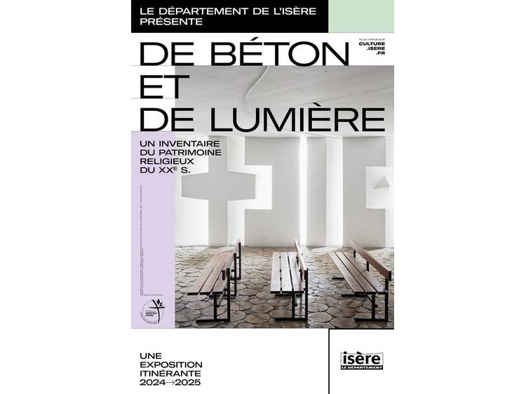 Photo 1 Exposition "De béton et de lumière : un inventaire du patrimoine religieux du XXe siècle"