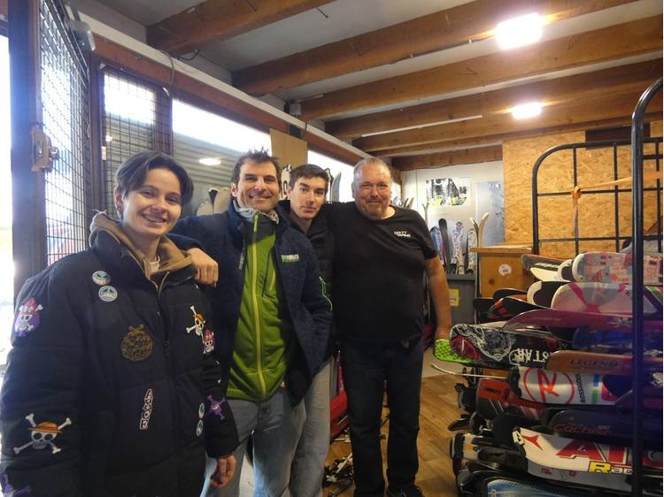 Photo 2 La case à skis à l'Alpe du Grand Serre en Hiver