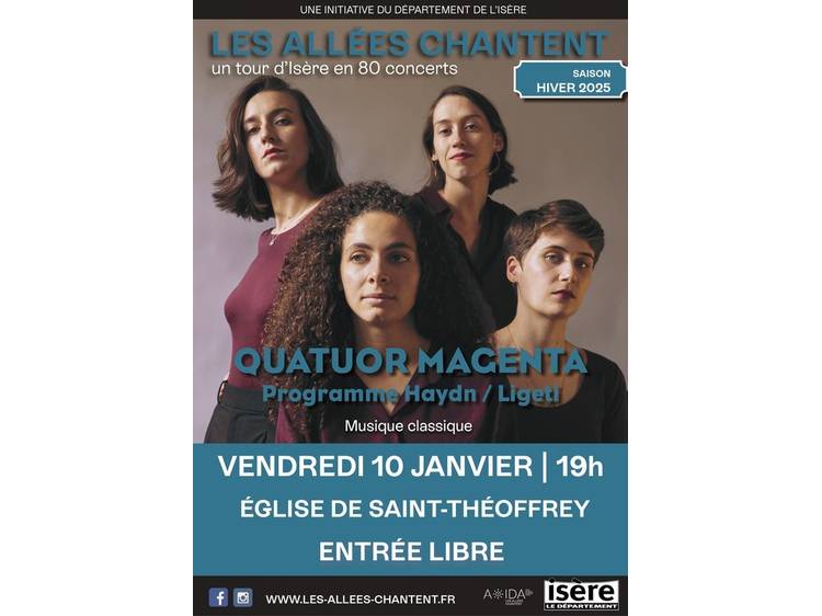 Photo 2 Concert Quatuor Magenta - Les Allées Chantent