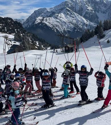 Cours de ski alpin avec l'ESF à l' Alpe du Grand Serre