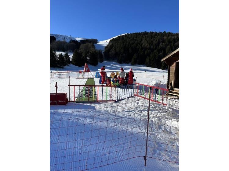 Photo 3 Cours de ski alpin avec l'ESF à l' Alpe du Grand Serre