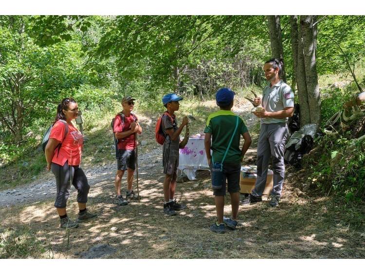 Photo 1 Rencontre avec un garde-moniteur du parc national sur le GR54