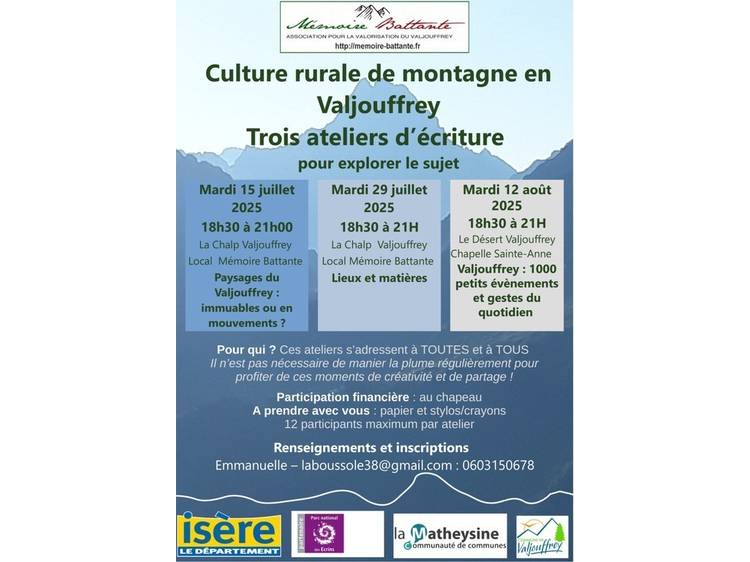 Photo 1 Ateliers d'écriture