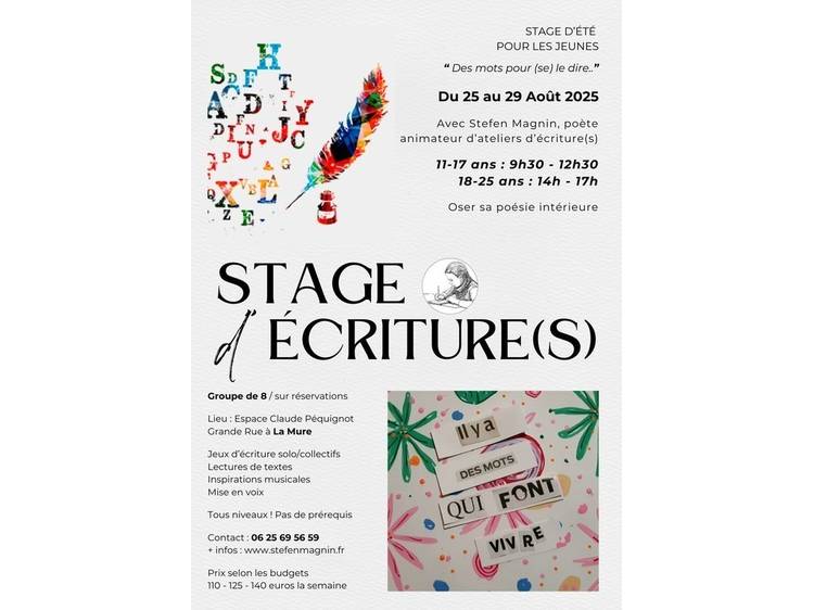 Photo 1 Stage d'écriture / poésie Jeunes  11-17 ans