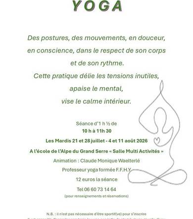 Yoga, my body in everyday life