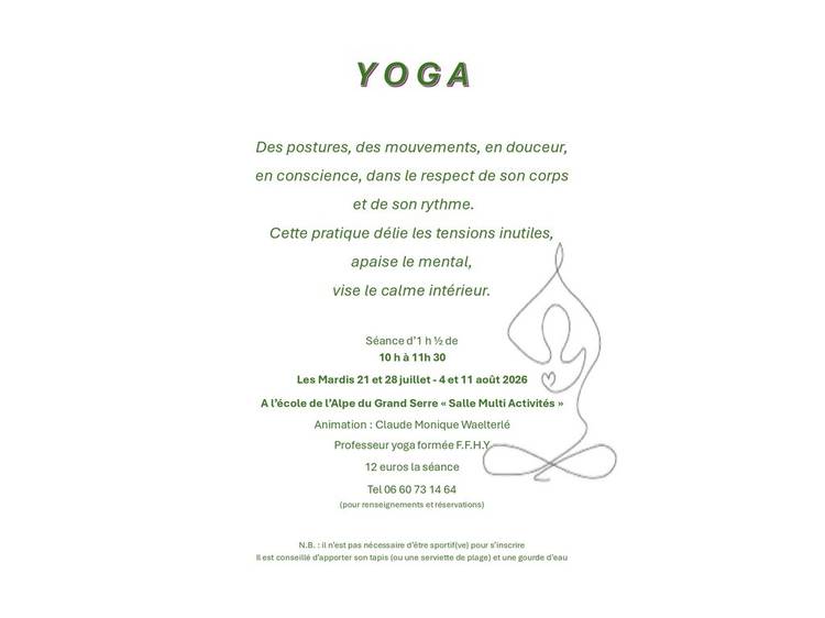 Photo 1 Yoga, mon corps au quotidien