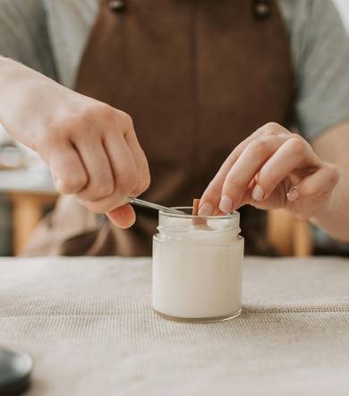Atelier bougies chez Marie et ses mignonneries