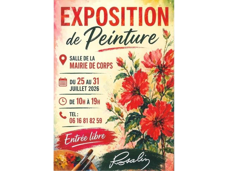 Photo 1 Exposition de peinture Rosalin