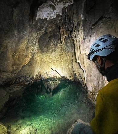 Spéléologie sportive - Grotte de la Fountarasse avec Ecrins Spéléo Canyon
