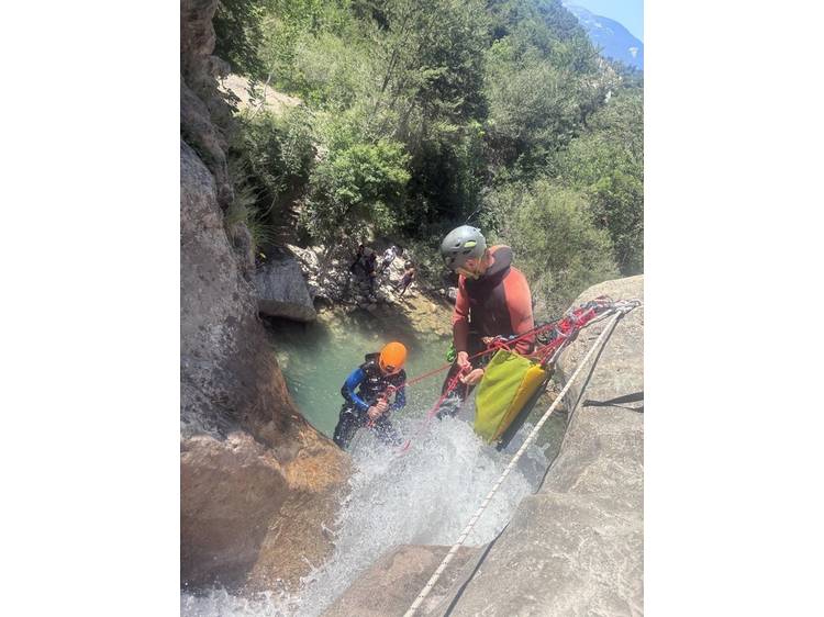 Photo 9 Canyoning découverte - Canyon de Rabou avec Ecrins Spéléo Canyon