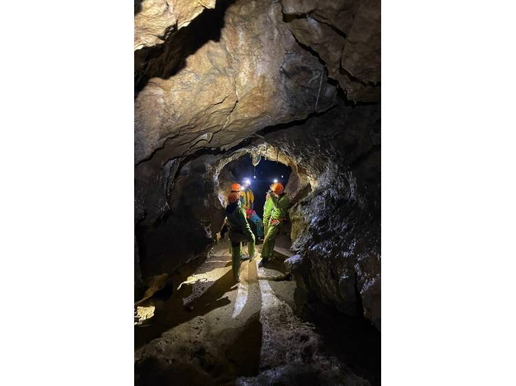 Photo 2 Spéléologie découverte  - Grotte de la Résurrection avec Ecrins Spéléo Canyon