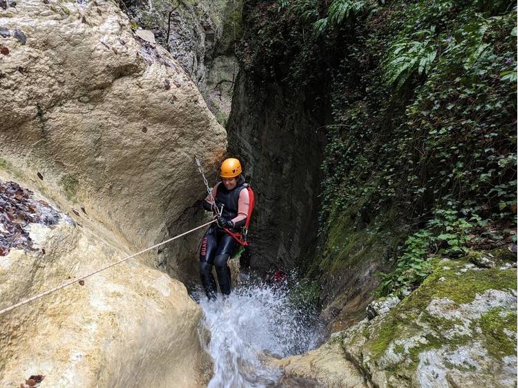 Photo 4 Canyoning découverte - Canyon du Rio Sourd avec Ecrins Spéléo Canyon