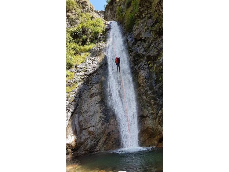 Photo 1 Canyoning Grande Course - Canyon cascade du Buchardet avec Écrins Spéléo Canyon