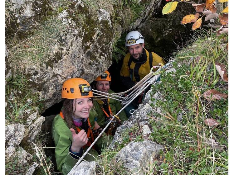 Photo 2 Spéléologie sportive - Chourum du Camarguier - Dévoluy - avec Ecrins Spéléo Canyon