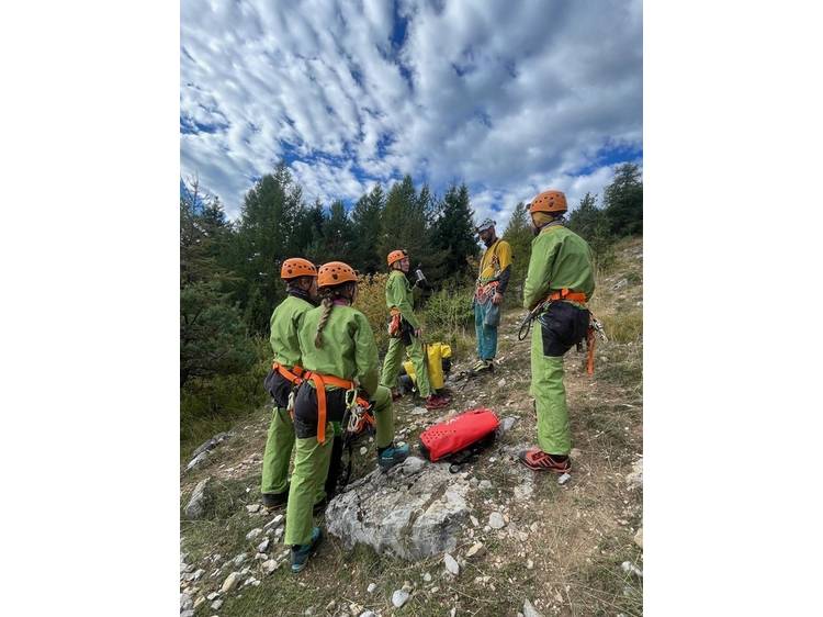 Photo 6 Spéléologie sportive - Chourum du Camarguier - Dévoluy - avec Ecrins Spéléo Canyon