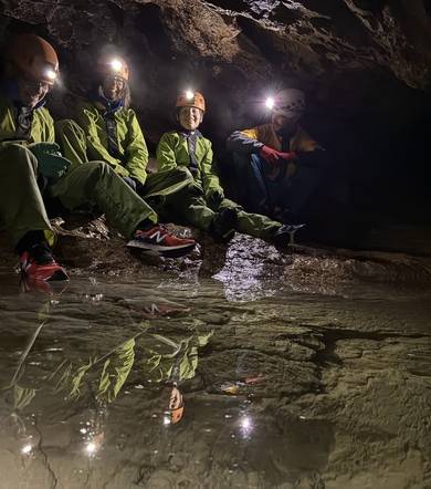 Spéléologie découverte - Grotte du Puits des Bans avec Ecrins Spéléo Canyon
