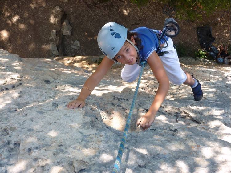 Photo  Encadrement escalade à l'Alpe du Grand Serre