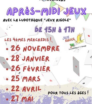 Afternoon games at the library