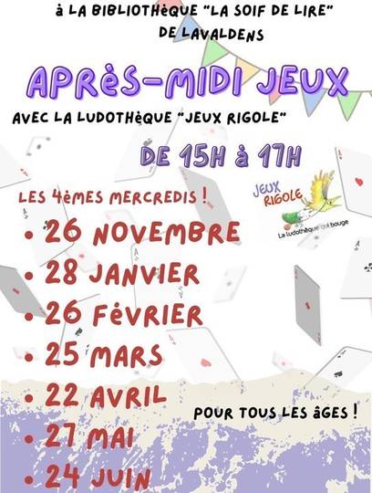 Afternoon games at the library