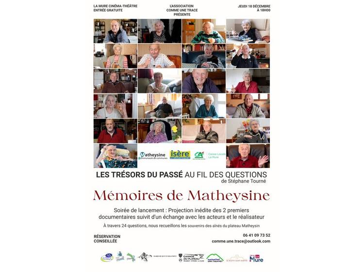 Photo 1 Soirée de lancement « Les trésors du passé au fil des questions - Mémoires de Matheysine »