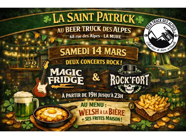 Photo 1 Soirée Saint Patrick- concerts Magic Fridge et Rock'Fort