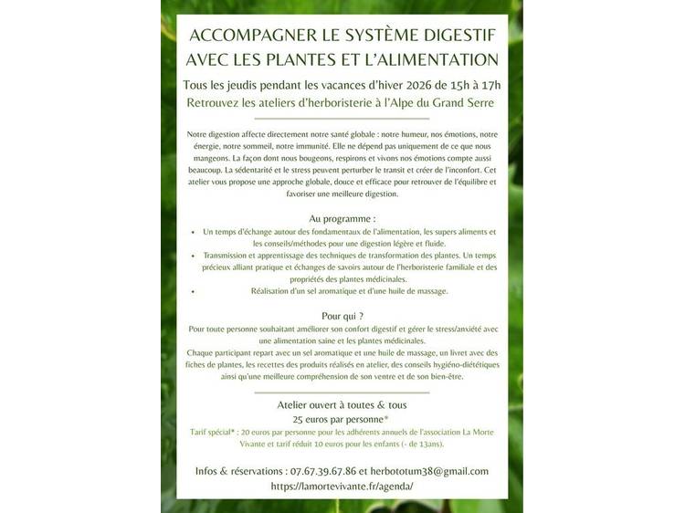 Photo 2 Les Ateliers d’Herboristerie avec Alexia