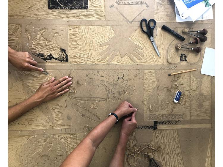 Photo 1 Atelier de gravure sur bois