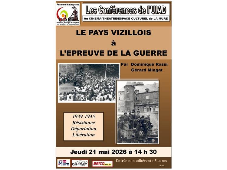 Photo 1 Le pays vizillois à l'épreuve de la guerre 1939/45 - conférence de l'UIAD matheysine