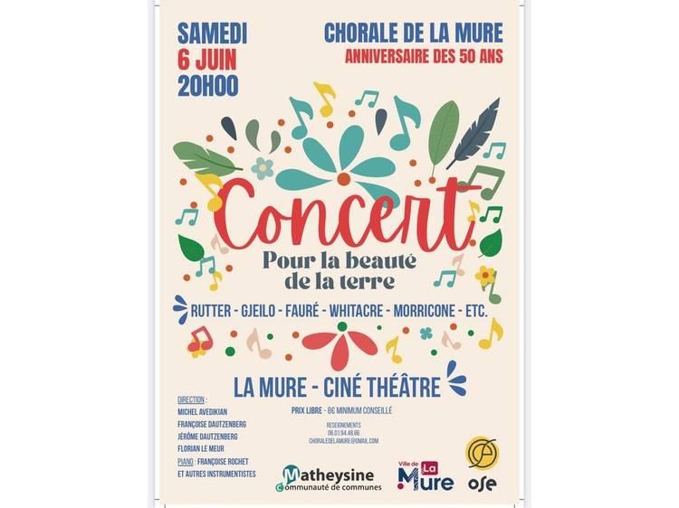 Photo 1 Concert des 50 ans de la Chorale de la Mure