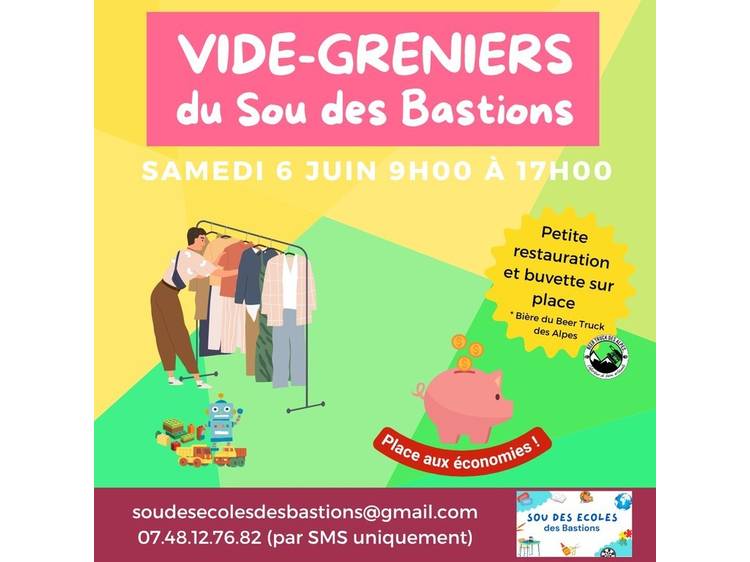 Photo 1 Vide Grenier Sou des Ecoles Les Bastions